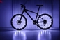 Lámpara impermeable los 3.9cm, de la rueda de bicicleta luces activadas movimiento del rayo de la bicicleta