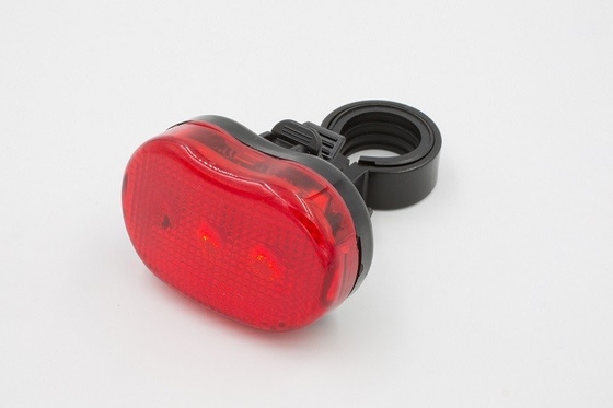 La pila AAA LED de la luz de freno trasero de la bici de Blinky topa resistente